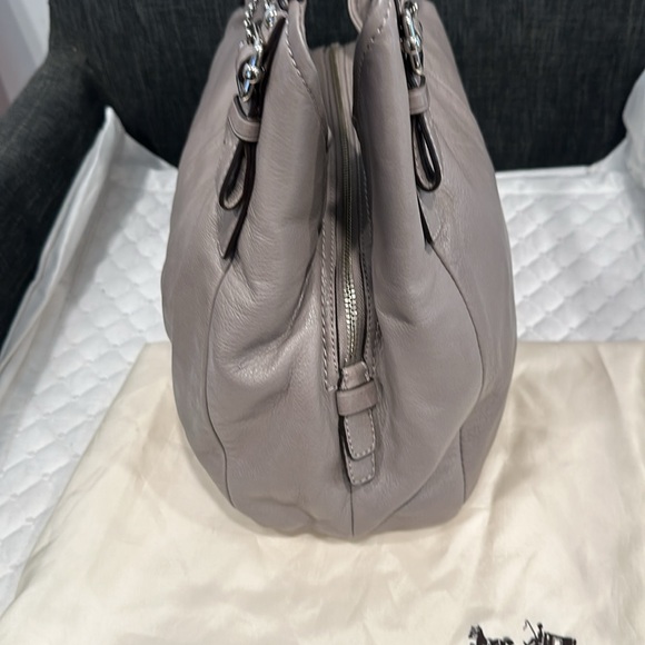 Coach Madison Maggie Handbag Gray Leather #A 1275-16503 - Picture 6 of 11